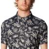 imageColumbia Mens Collegiate Super Terminal Tackle PoloDc  Collegiate Navy Dorado Isle Print
