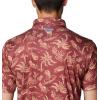 imageColumbia Mens Collegiate Super Terminal Tackle PoloFsu  Cabernet Dorado Isle Print