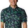 imageColumbia Mens Collegiate Super Terminal Tackle PoloNd  Collegiate Navy Dorado Isle Print