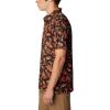 imageColumbia Mens Collegiate Super Terminal Tackle PoloOsu  Black Dorado Isle Print