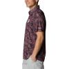 imageColumbia Mens Collegiate Super Terminal Tackle PoloTam  Deep Maroon Dorado Isle Print