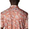 imageColumbia Mens Collegiate Super Terminal Tackle PoloTex  Cedar Dorado Isle Print