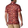 imageColumbia Mens Collegiate Super Terminal Tackle PoloVt  Deep Maroon Dorado Isle Print