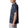 imageColumbia Mens Collegiate Super Terminal Tackle PoloWv  Collegiate Navy Dorado Isle Print