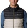 imageColumbia Mens Powder Lite VestDark Stone  Shark