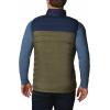 imageColumbia Mens Powder Lite VestStone GreenCollegiate Navy