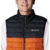 imageColumbia Mens Powder Lite VestWarm CopperBlack