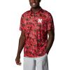 Neb - Bright Red Dorado Isle Print