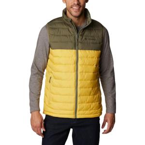 imageColumbia Mens Powder Lite VestGolden NuggetStone Green