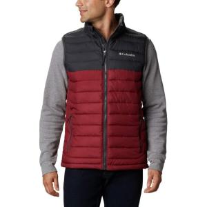 imageColumbia Mens Powder Lite VestRed JasperShark