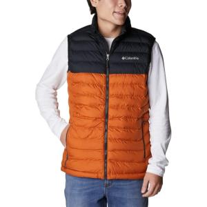 imageColumbia Mens Powder Lite VestWarm CopperBlack