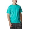 imageColumbia Mens Sun Trek Short Sleeve TeeElectric Turquoise