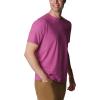imageColumbia Mens Sun Trek Short Sleeve TeeRed Onion Heather