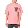 imageColumbia Mens Painted Peak Knit Short Sleeve TopPink AgaveAuburn