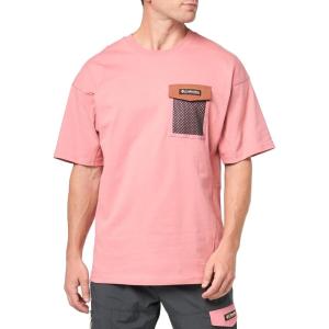 imageColumbia Mens Painted Peak Knit Short Sleeve TopPink AgaveAuburn