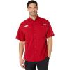 imageColumbia Mens Big ampamp Tall Collegiate Tamiami Short Sleeve ShirtAlternate Team Color