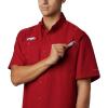 imageColumbia Mens Big ampamp Tall Collegiate Tamiami Short Sleeve ShirtAlternate Team Color