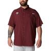 imageColumbia Mens Big ampamp Tall Collegiate Tamiami Short Sleeve ShirtAlternate Team Color