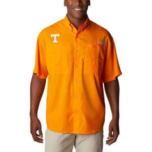 imageColumbia Mens Big ampamp Tall Collegiate Tamiami Short Sleeve ShirtTeam Color  Ut