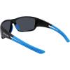 imageColumbia Mens Utilizer Wrap SunglassesShiny Black  BlueBlue Mirror