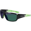 imageColumbia Mens Utilizer Wrap SunglassesShiny Black  GreenGreen Mirror