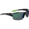 imageColumbia Mens Wingard Rectangular SunglassesShiny Black  GreenGreen Mirror