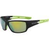imageColumbia Mens Utilizer Wrap SunglassesMatte Black WGreen Rubber Polarized