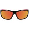 imageColumbia Mens Utilizer Wrap SunglassesShiny Black  RedRed Revo