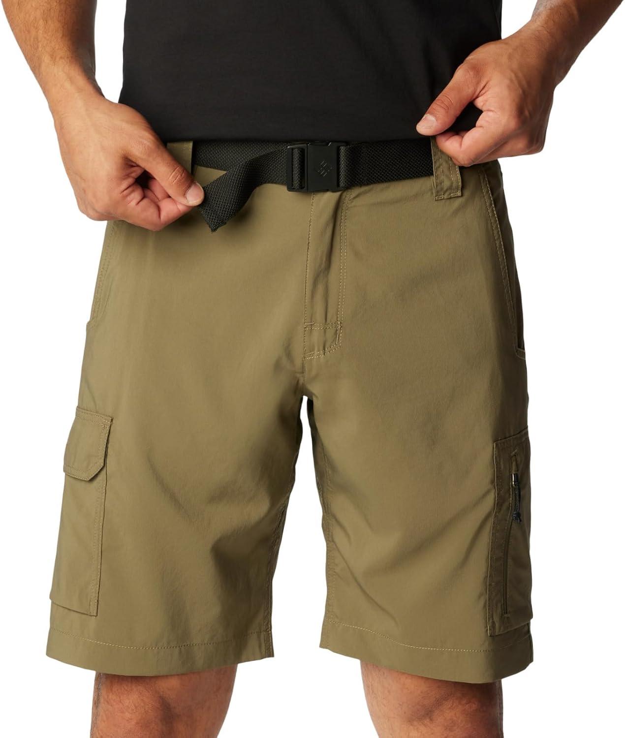 imageColumbia Mens Silver Ridge Utility Cargo ShortStone Green
