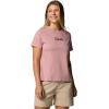 imageColumbia Womens Rolling Bend Graphic Short SleeveEraser PinkScripted Brand