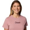 imageColumbia Womens Rolling Bend Graphic Short SleeveEraser PinkScripted Brand