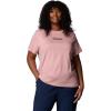 imageColumbia Womens Rolling Bend Graphic Short SleeveEraser PinkScripted Brand
