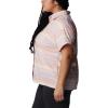imageColumbia Womens Silver Ridge Utility Short Sleeve ShirtPeachPainted Hills Stripe