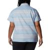 imageColumbia Womens Silver Ridge Utility Short Sleeve ShirtPurple TintPainted Hills Stripe
