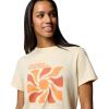imageColumbia Womens Sun Trek Graphic Short Sleeve IiiLemon WashWavy Rays