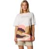 imageColumbia Womens Rolling Bend Graphic Oversized TeeSea SaltTrailscape
