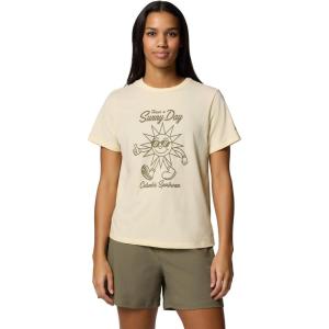 imageColumbia Womens Sun Trek Graphic Short Sleeve IiiLemon WashShine on