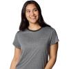 imageColumbia Womens Bluevista Hill Short Sleeve CrewBlack Heather