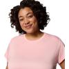 imageColumbia Womens Bluevista Hill Short Sleeve CrewPink Sand Heather