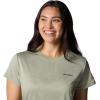 imageColumbia Womens Bluevista Hill Short Sleeve CrewSafari Heather