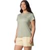 imageColumbia Womens Bluevista Hill Short Sleeve CrewSafari Heather