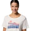 imageColumbia Womens Ruby Springs Graphic Scoop Neck Short SleeveSea SaltFoggy Hillscape