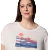 imageColumbia Womens Ruby Springs Graphic Scoop Neck Short SleeveSea SaltFoggy Hillscape