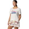 imageColumbia Womens Ruby Springs Graphic Scoop Neck Short SleeveSea SaltFoggy Hillscape