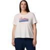 imageColumbia Womens Ruby Springs Graphic Scoop Neck Short SleeveSea SaltFoggy Hillscape