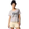 imageColumbia Womens Ruby Springs Graphic Scoop Neck Short SleeveColumbia Grey HeatherRunning Free