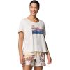 imageColumbia Womens Ruby Springs Graphic Scoop Neck Short SleeveSea SaltFoggy Hillscape