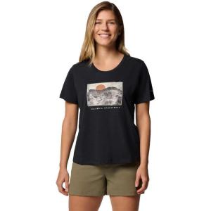 imageColumbia Womens Ruby Springs Graphic Scoop Neck Short SleeveBlackWanderlust