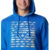 imageColumbia Mens PFG Elements HoodieVivid Blue Gradient