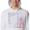 imageColumbia Mens PFG Elements HoodieWhite Gradient